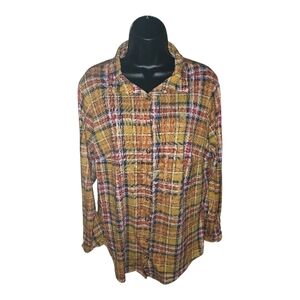 Bobbie Brooks Multicolor Plaid Shirt